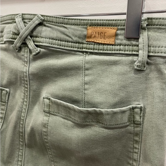 Paige Hoxton Skinny Ankle Cargo Pants in Green Size 27 - Picture 8 of 12